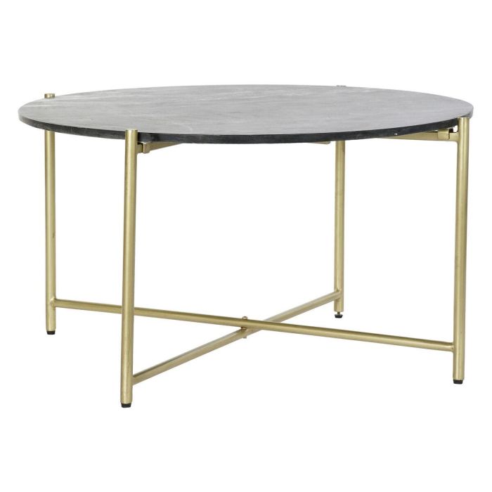 Mesa Centro Glam DKD Home Decor Negro Dorado 81 x 44 x 81 cm Mesa Centro Glam DKD Home Decor Negro Dorado 81 x 44 x 81 cm