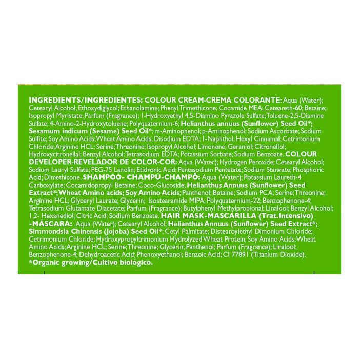 Natur Vital COLOURSAFE tinte permanente #5.5 Caoba con Queratina Vegetal, Aloe Vera y Aceite de Girasol 150 ml