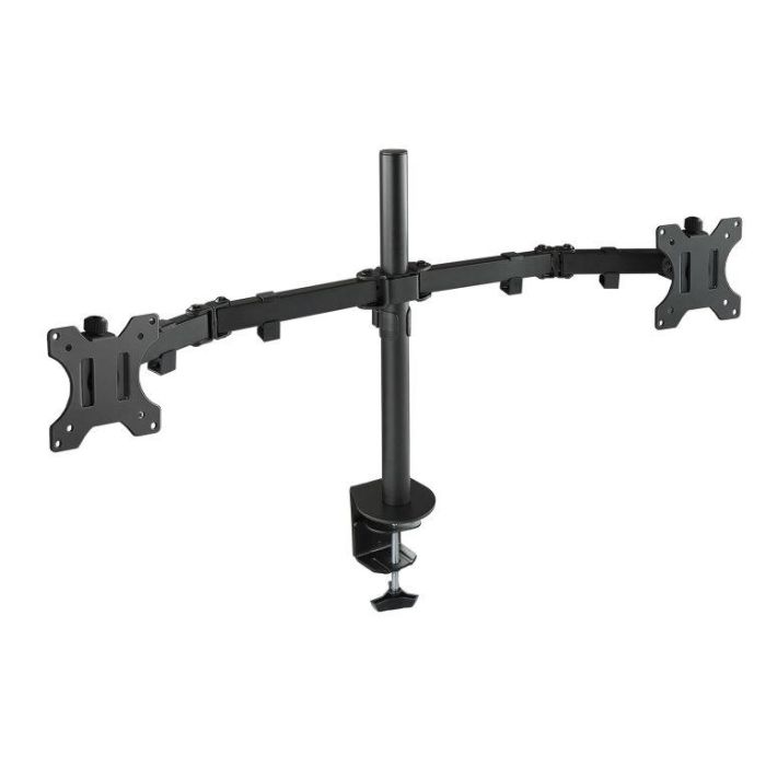 Tooq Soporte Mesa Db1232Tn para 2 Pantallas 13"-32" VESA 75x75/100x100mm, Ajustable en Altura, Inclinación y Rotación, Negro