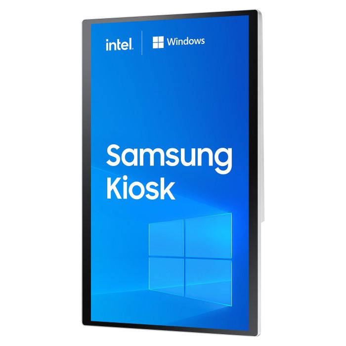Samsung KM24C-W Pantalla LED de 24" para Kiosco Blanco, Windows 10 IoT Enterprise