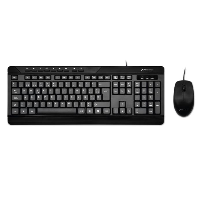 Phoenix Technologies Teclado Multimedia con Cable USB Combo Phoenix Key Media, diseño ergonómico y suave pulsación de teclas 0 Phoenix Technologies Teclado Multimedia con Cable USB Combo Phoenix Key Media, diseño ergonómico y suave pulsación de teclas 0