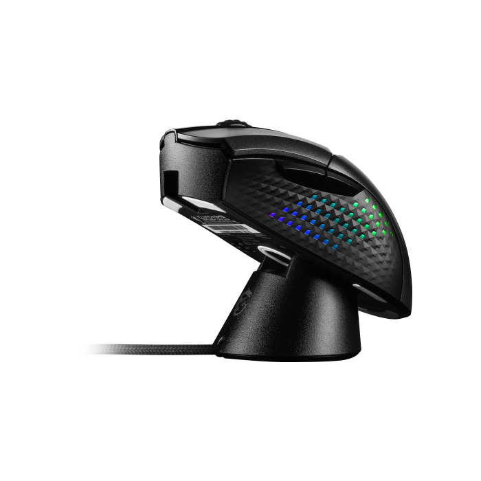 MSI CLUTCH GM51 LIGHTWEIGHT WIRELESS ratón Juego mano derecha RF Wireless + Bluetooth + USB Type-C Óptico 26000 DPI 2 MSI CLUTCH GM51 LIGHTWEIGHT WIRELESS ratón Juego mano derecha RF Wireless + Bluetooth + USB Type-C Óptico 26000 DPI 2