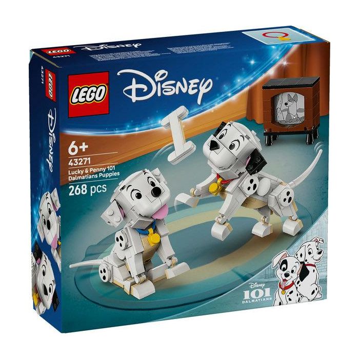 Lego Lucky y Penny 101 Dálmatas Set de Construcción Disney Figuras Articuladas 268 Piezas para Niños +6 años Lego Lucky y Penny 101 Dálmatas Set de Construcción Disney Figuras Articuladas 268 Piezas para Niños +6 años