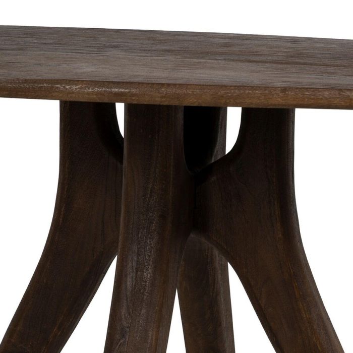 Mesa de Comedor Marrón Madera de mango 120 x 106 x 76 cm 3