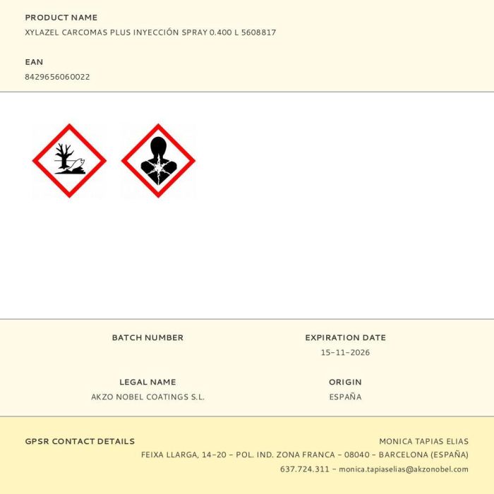 Xylazel Spray Matacarcoma 400ml 1 Xylazel Spray Matacarcoma 400ml 1