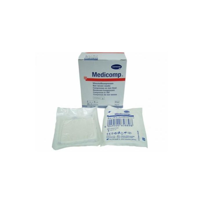 Medicomp Gasas Non Woven Esteril 7,5x7,5 cm 40 Sobres