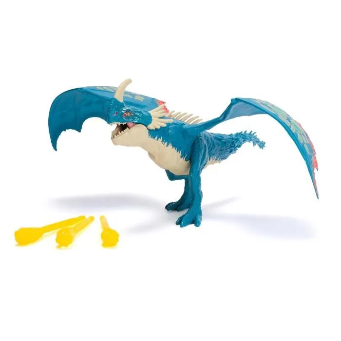 Spin Master Figura Dragón Deadly Nadder de Lujo 6074242, Figura Articulada de 25 cm para Recrear Aventuras Épicas 2