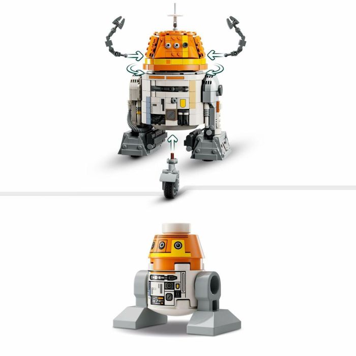 LEGO Star Wars 75416 Ahsoka, el droide astromecánico Chopper (C1-10P), set de construcción, a partir de 10 años 9 LEGO Star Wars 75416 Ahsoka, el droide astromecánico Chopper (C1-10P), set de construcción, a partir de 10 años 9