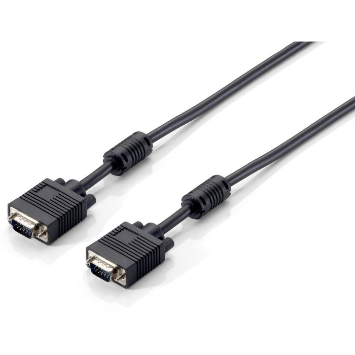 EQUIP HD15 Cable VGA Macho/Macho 1.00m 1920x1080/60Hz Negro en Bolsa de Plástico
