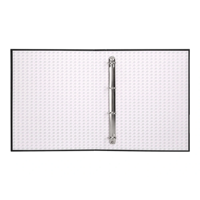 Liderpapel Carpeta de 4 Anillas 40mm Mixtas Folio Cartón Forrado Paper Coat Negra 6