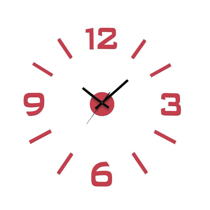 Reloj Pegatina Rojo Versa (4 Unidades) Reloj Pegatina Rojo Versa (4 Unidades)