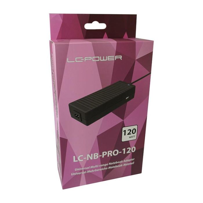 LC-Power Adaptador Corriente Portátil LC NB Pro 120 120W 6 LC-Power Adaptador Corriente Portátil LC NB Pro 120 120W 6