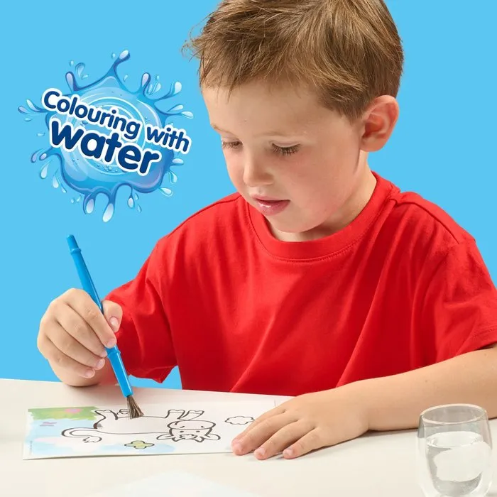 Ses Creative 14455 Colorear en el Agua Animales de Granja - Juego de Pintura Mágica Reutilizable con Pincel 2