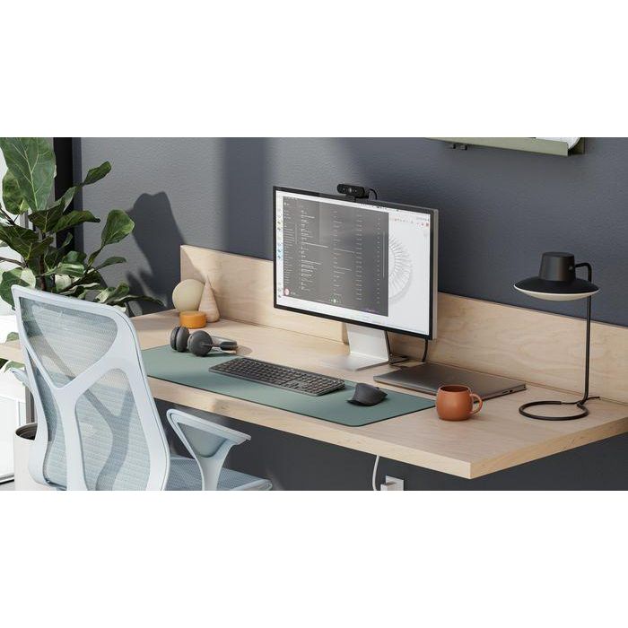 Logitech Brio 4K Webcam 4K UHD, HDR, USB-A, Campo de Visión 90°/78°/65°, para Reuniones Profesionales