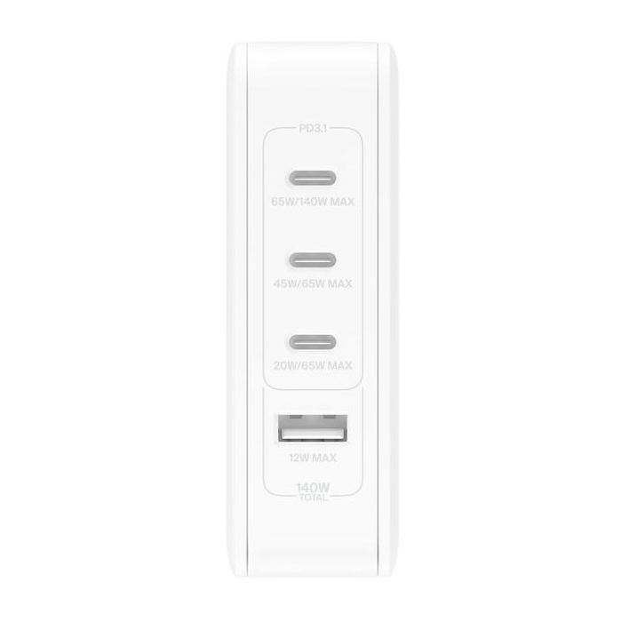 Cargador de Pared Belkin WCH014BTWH 140 W Blanco (1 unidad) 2