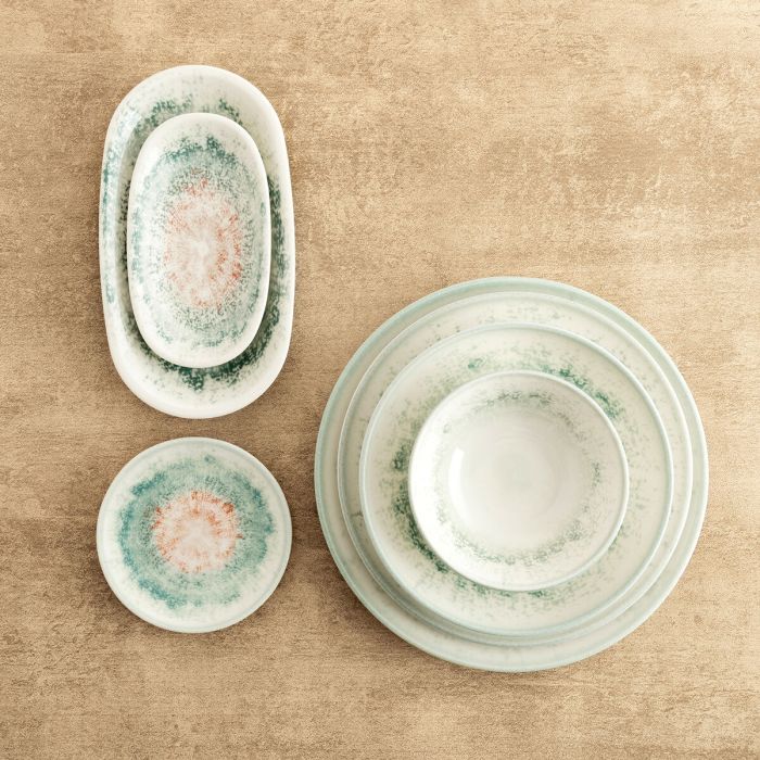 Bandeja de Aperitivos Bidasoa Kai Hydrozero Blanco 26 x 14,5 cm (6 Unidades) 5