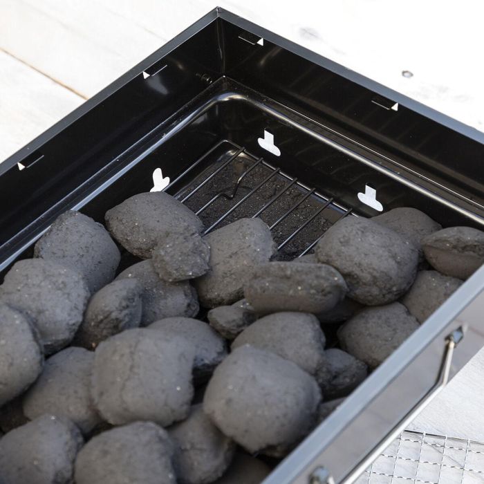 Barbacoa Plegable Portátil para Carbón BearBQ InnovaGoods 5 Barbacoa Plegable Portátil para Carbón BearBQ InnovaGoods 5
