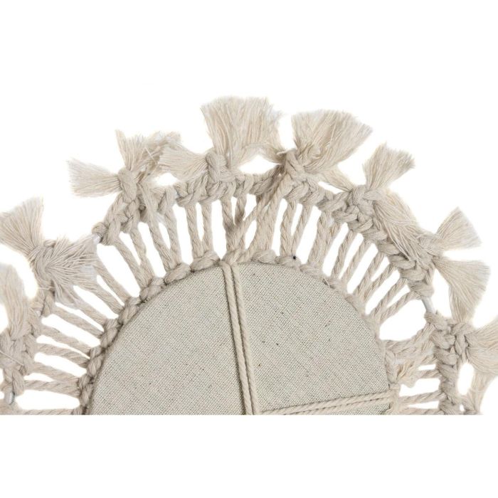 Juego de Espejos Home ESPRIT Blanco Boho 20 x 1 x 20 cm (3 Piezas) 1 Juego de Espejos Home ESPRIT Blanco Boho 20 x 1 x 20 cm (3 Piezas) 1