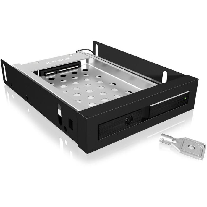 Wechselrahmen. 1xSATA 2.5" zu 1xSATA Host. trägerlos. für 3.5" Schacht ICY BOX 3