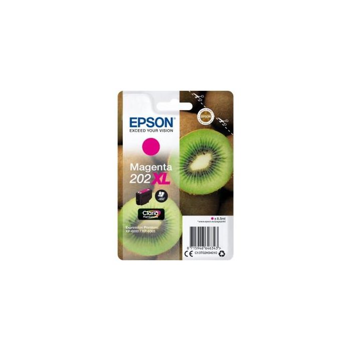 EPSON Singlepack Magenta 202XL Claria Premium Ink