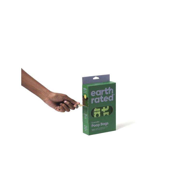 Earth Rated Bolsas para Excrementos con Asas 120 ud. | Lavanda | Eco-Friendly 65% Reciclado | Extra Largas y Antifugas 5 Earth Rated Bolsas para Excrementos con Asas 120 ud. | Lavanda | Eco-Friendly 65% Reciclado | Extra Largas y Antifugas 5