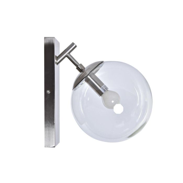 Lampara Aplique Moderno DKD Home Decor Plateado 25 x 27 x 20 cm Lampara Aplique Moderno DKD Home Decor Plateado 25 x 27 x 20 cm