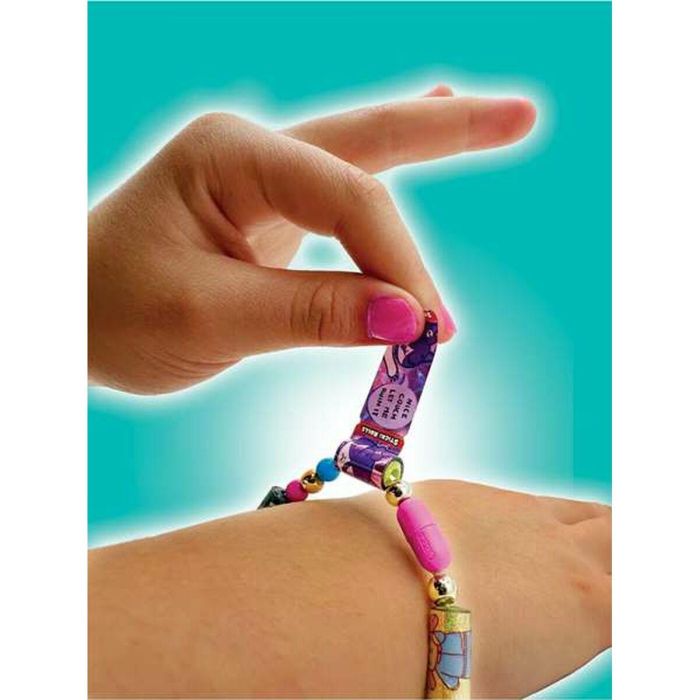 Set de pulseras sticki rolls ¡crea impresionantes pulseras con temática hawaii! incluye 2 rollos intercambiables 4