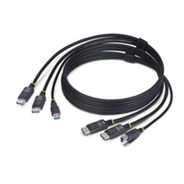 Cable adaptador Startech DDU1226-KVM-CABLE Negro 1,8 m Cable adaptador Startech DDU1226-KVM-CABLE Negro 1,8 m
