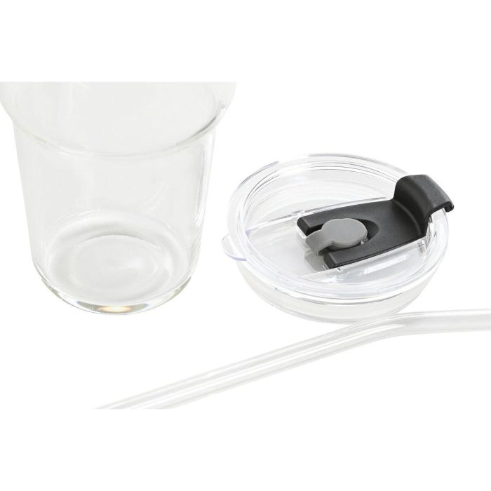 Vaso Basicos DKD Home Decor Transparente 9 x 17.5 x 9 cm 3 Vaso Basicos DKD Home Decor Transparente 9 x 17.5 x 9 cm 3
