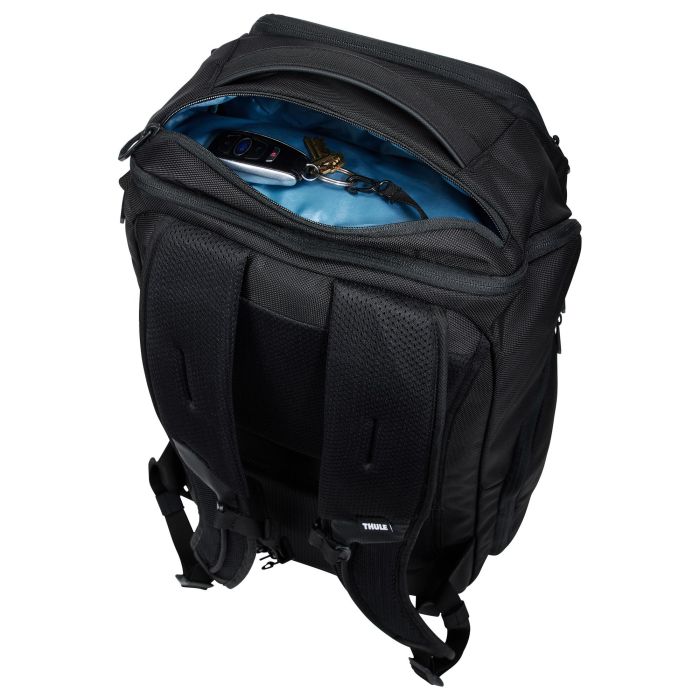 THULE Mochila Accent 28L TACBP2216 Negro, Mochila Urbana Unisex para Portátil hasta 16", Poliéster 100% Reciclado 10