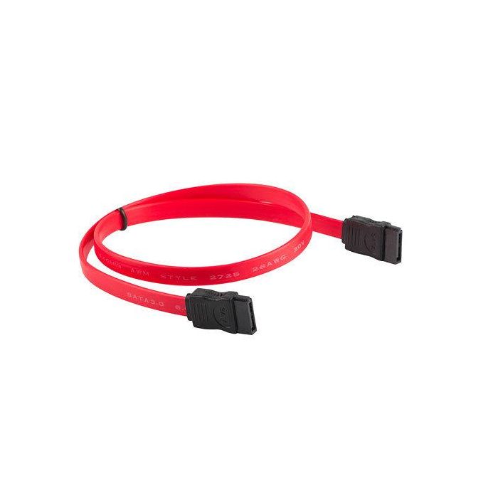Lanberg Cable SATA III 6 Gb/s 0,5m Rojo