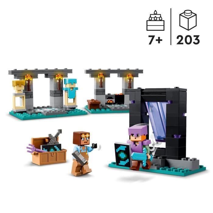 La Armería Minecraft 21252 Lego 1 La Armería Minecraft 21252 Lego 1