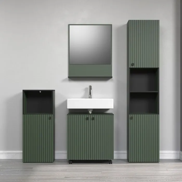 Calicosy CAL1741309758758 Columna de Baño Decoración Roble L40 x H186 x D31cm 5