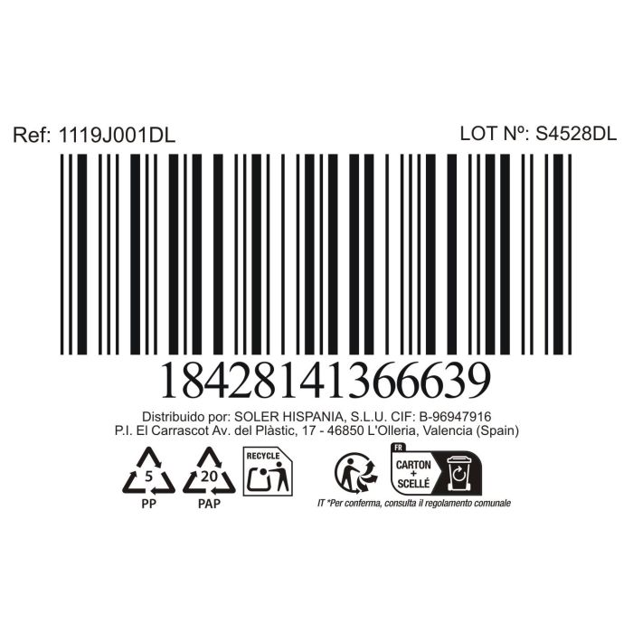 La Mediterranea Set de 2 Jarras "Lahn" de 500 cc, Modelo Mediterráneo (12 Cajas) 2 La Mediterranea Set de 2 Jarras "Lahn" de 500 cc, Modelo Mediterráneo (12 Cajas) 2