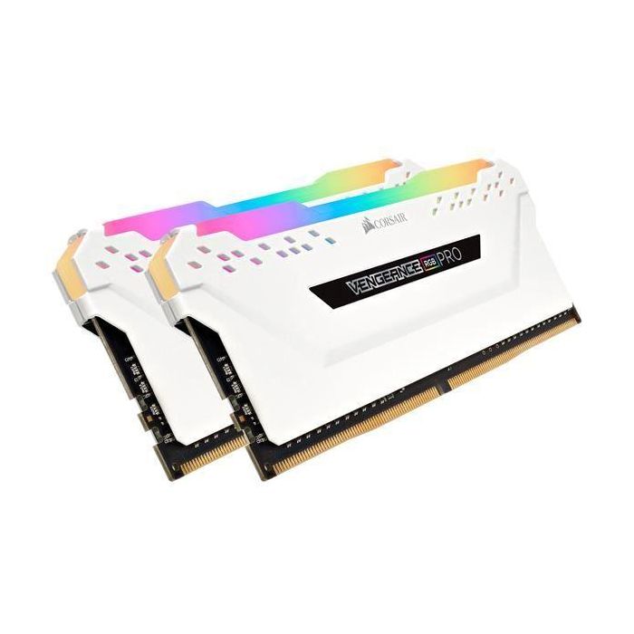 Corsair CMW16GX4M2C3200C16W Módulo de Memoria RAM para PC DDR4 Vengeance RGB Pro Series 16 GB 3200 MHz CL16 Corsair CMW16GX4M2C3200C16W Módulo de Memoria RAM para PC DDR4 Vengeance RGB Pro Series 16 GB 3200 MHz CL16
