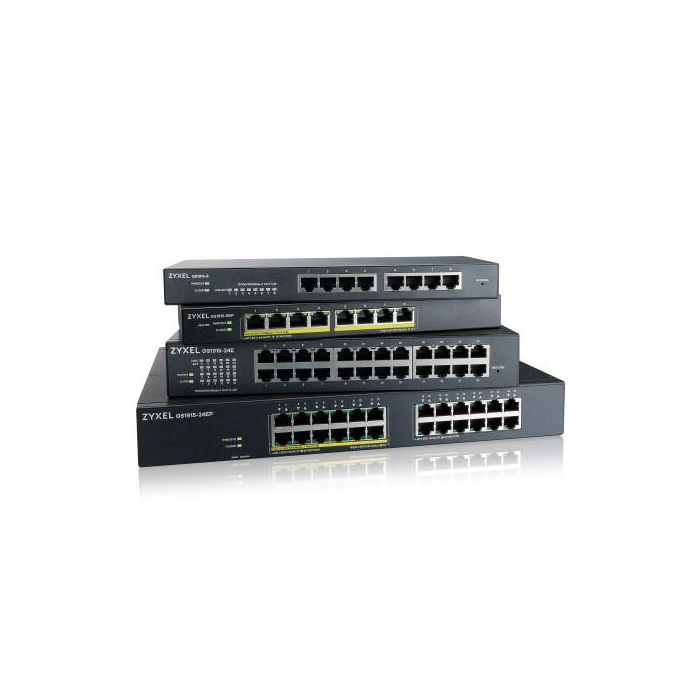 Zyxel GS1915-24E Switch Gestionado 24 Puertos Gigabit Ethernet, Sin Ventilador, Montaje en Rack, L2, 48 Gbit/s, GS1915-24E-EU0101F 4