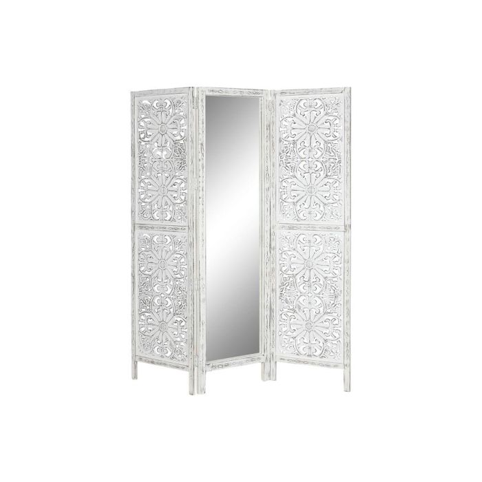 Biombo Home ESPRIT Blanco Madera de mango Espejo 152 x 2 x 182 cm 0 Biombo Home ESPRIT Blanco Madera de mango Espejo 152 x 2 x 182 cm 0