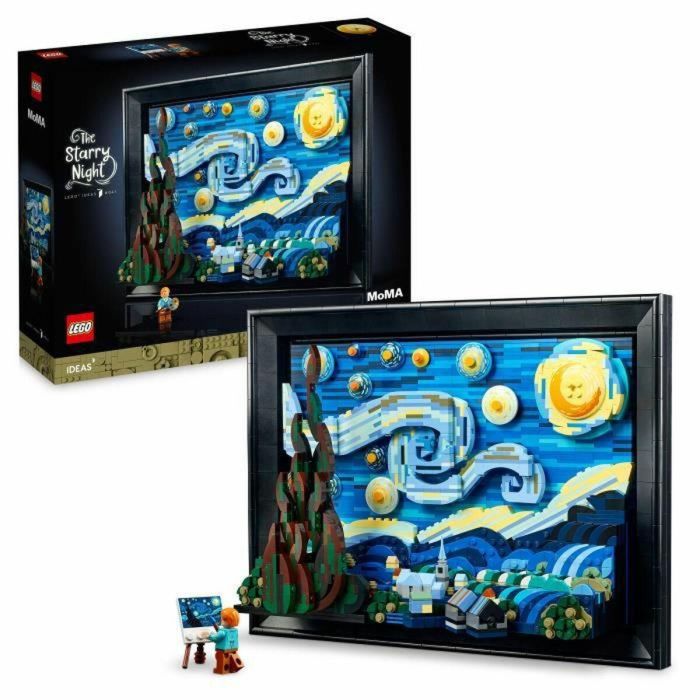 Lego Ideas 21333 Vincent Van Gogh - Lienzo de la Noche Estrellada Lámina Artística 3D - 2316 Piezas