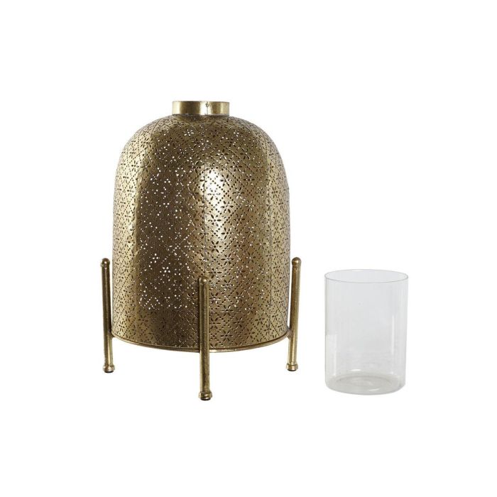 Portavela Oriental DKD Home Decor Dorado 24 x 33 x 24 cm 4 Portavela Oriental DKD Home Decor Dorado 24 x 33 x 24 cm 4