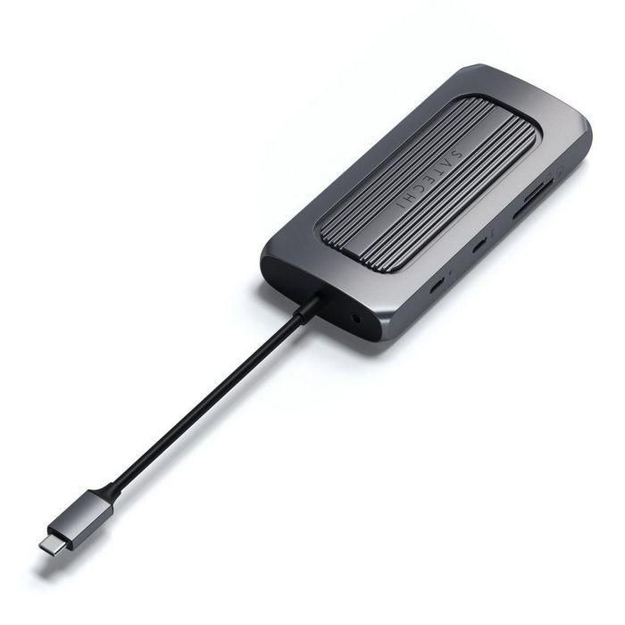 Satechi Adaptador Multiport MX USB-C con Dual 4K HDMI, 100W PD, Gigabit Ethernet, USB-C, 2 x USB-A 3.0, Lector SD y Audio Jack 3 Satechi Adaptador Multiport MX USB-C con Dual 4K HDMI, 100W PD, Gigabit Ethernet, USB-C, 2 x USB-A 3.0, Lector SD y Audio Jack 3