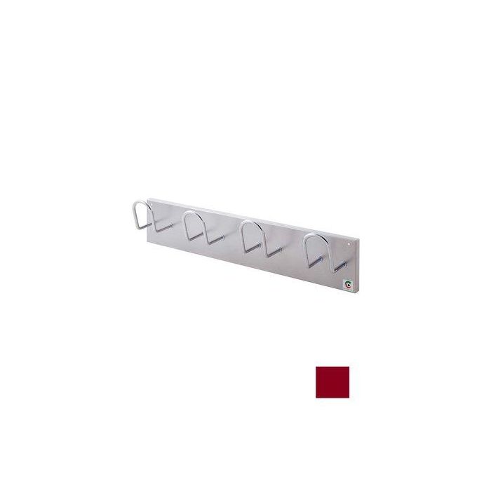 Perchero Pared Clindro H-14 4 Colgadores Burdeos
