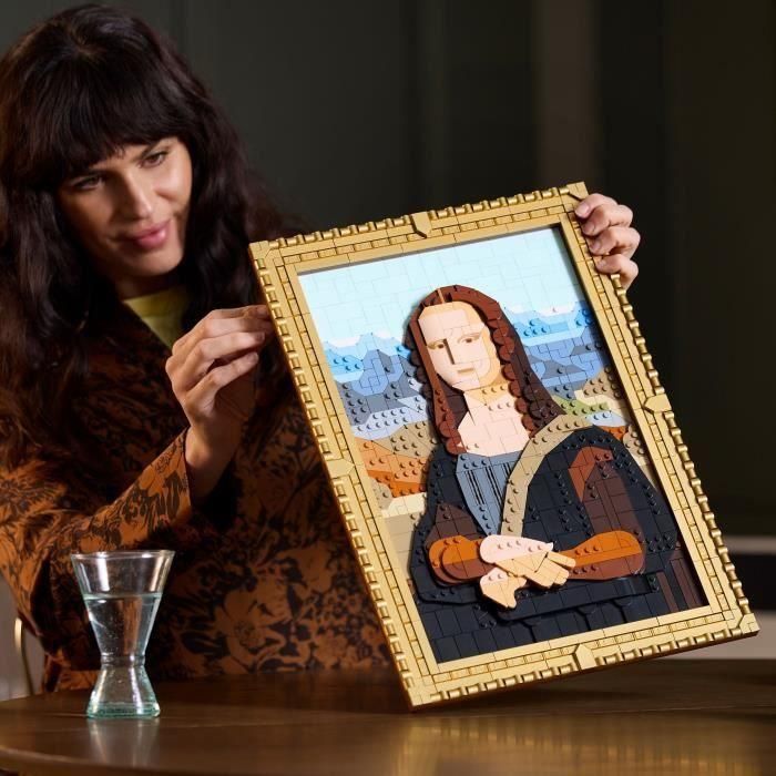 LEGO 31213 Art La Mona Lisa Set de Construcción de Maqueta para Pintar Réplica Obra de Arte de Leonardo da Vinci, Ideal Decoración 4