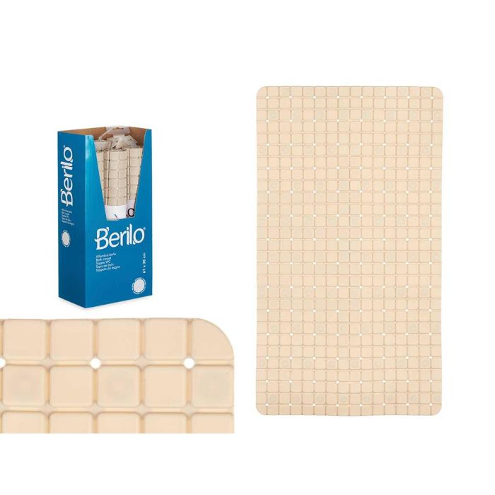 Alfombra de Baño Antideslizante Beis 45x6 cm - Berilo (6 Unidades) Alfombra de Baño Antideslizante Beis 45x6 cm - Berilo (6 Unidades)