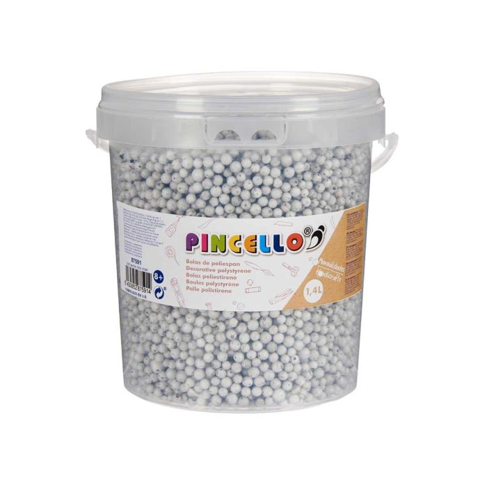 Bote Bolas Poliespan Gris Pincello 13X14CM (6 Unidades) 1 Bote Bolas Poliespan Gris Pincello 13X14CM (6 Unidades) 1