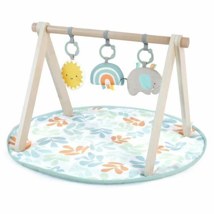 Ingenuity ITY0074451131224 Alfombra de juego Sun Valley con arco de madera y 3 juguetes extraíbles, plegable, desde el nacimiento Ingenuity ITY0074451131224 Alfombra de juego Sun Valley con arco de madera y 3 juguetes extraíbles, plegable, desde el nacimiento
