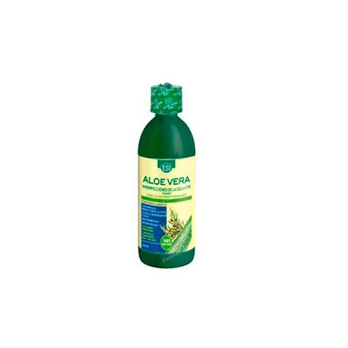 TREPATDIET-ESI Zumo de Aloe Vera con Olivo y Centella 500ml - Depurativo, Circulación, Piernas Cansadas