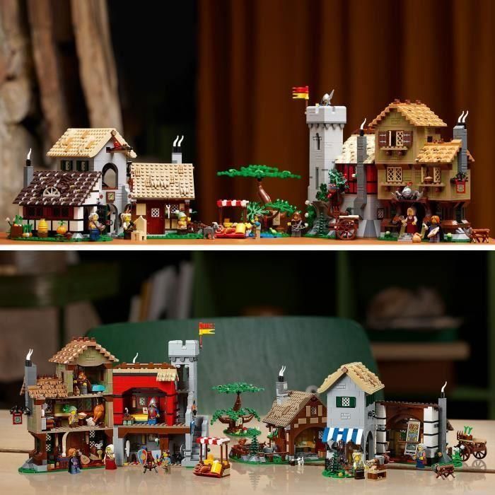 LEGO 10332 Icons Plaza de la Ciudad Medieval - Set de Construcción para Adultos, Ideal para Decoración del Hogar 2 LEGO 10332 Icons Plaza de la Ciudad Medieval - Set de Construcción para Adultos, Ideal para Decoración del Hogar 2