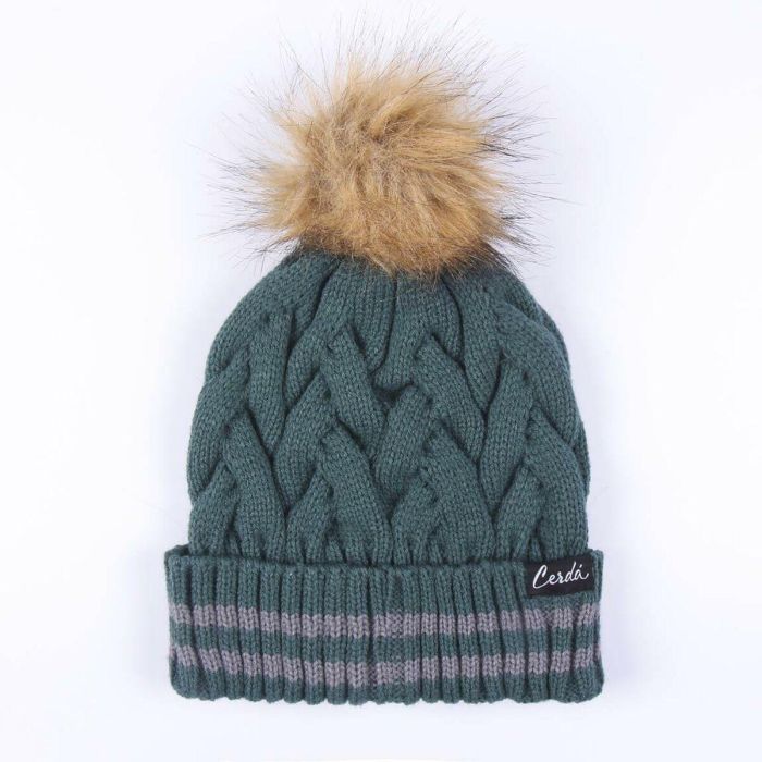 Gorro tricot pompom harry potter slytherin 3 Gorro tricot pompom harry potter slytherin 3