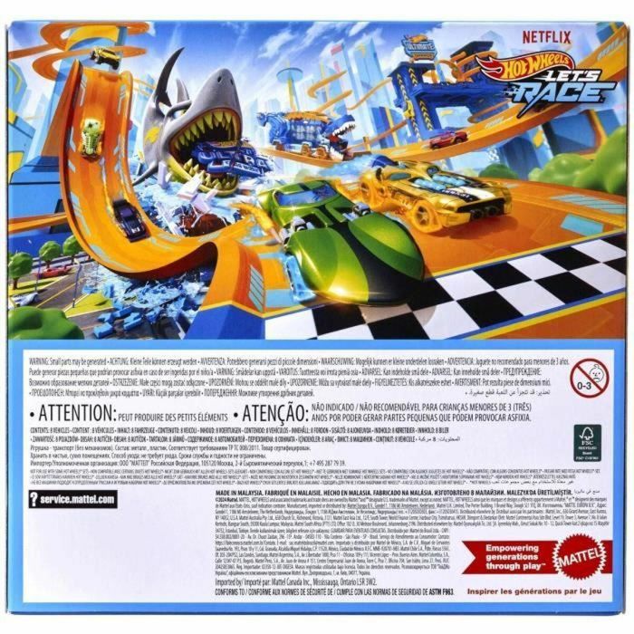 Hot Wheels JGK18 Set de 5 vehículos 'Let's Race' Escala 1/64 4