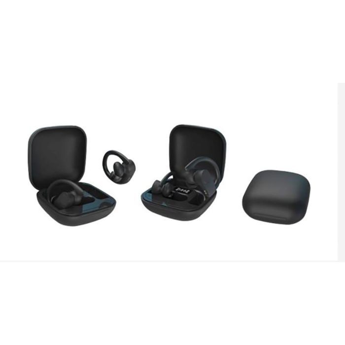 Grundig Auriculares Inalámbricos Deportivos Bluetooth Negros con Estuche Cargador Pantalla Digital IPX4 USB-C Autonomía 7-9h Grundig Auriculares Inalámbricos Deportivos Bluetooth Negros con Estuche Cargador Pantalla Digital IPX4 USB-C Autonomía 7-9h